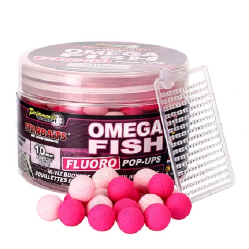STARBAITS FLUORO POP UPS OMEGA FISH 14 mm 63179