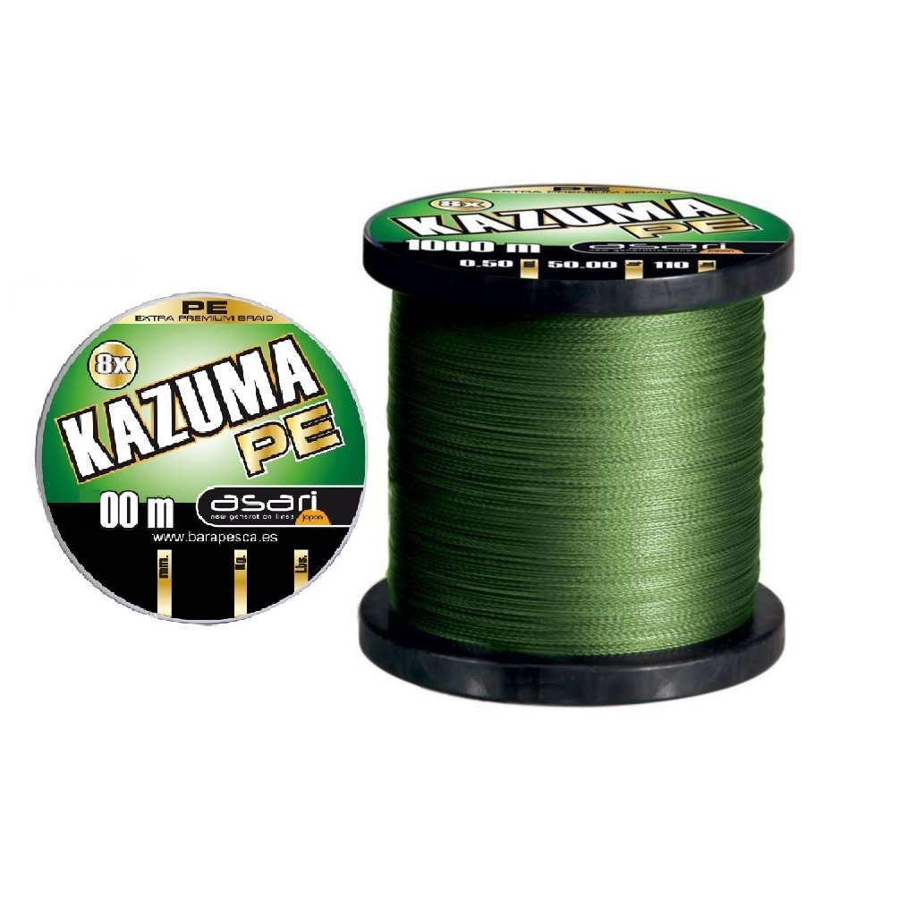 ASARI KAZUMA 8X PE 0,35MM 66LB 1000M LAK8100035