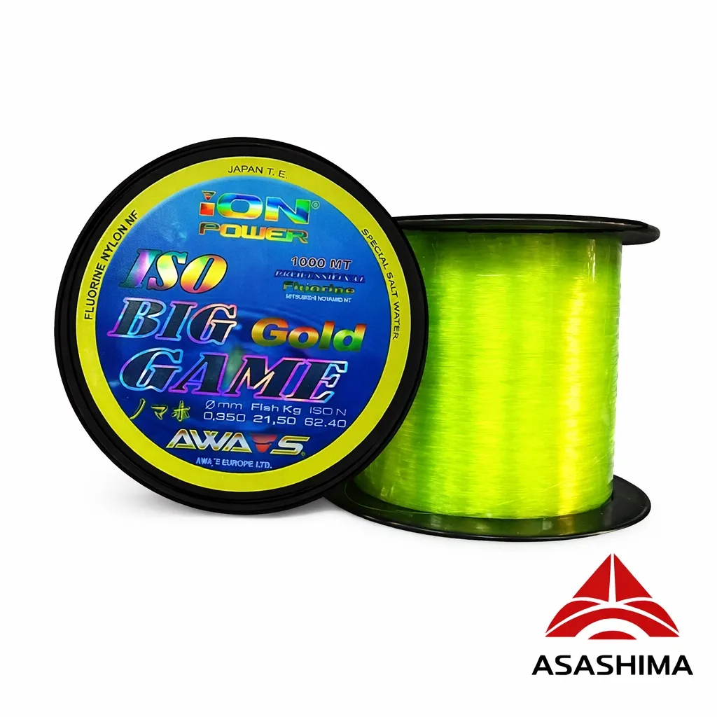 [AWA SHIMA ION POWER ISO BIG] AWA SHIMA ION POWER ISO BIG GAME GOLD 0,35MM 21,5KG 1000M
