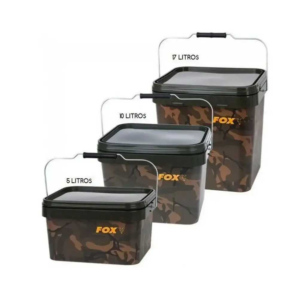 [CBT006] Fox Cubo Camo Square Bucket 10L