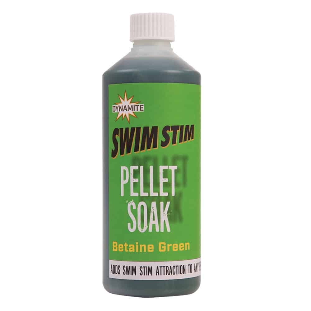 [DY1420] DYNAMITE BAITS SWIN STIM PELLETS SOAK BETAINE GREEN 500ML DY1420
