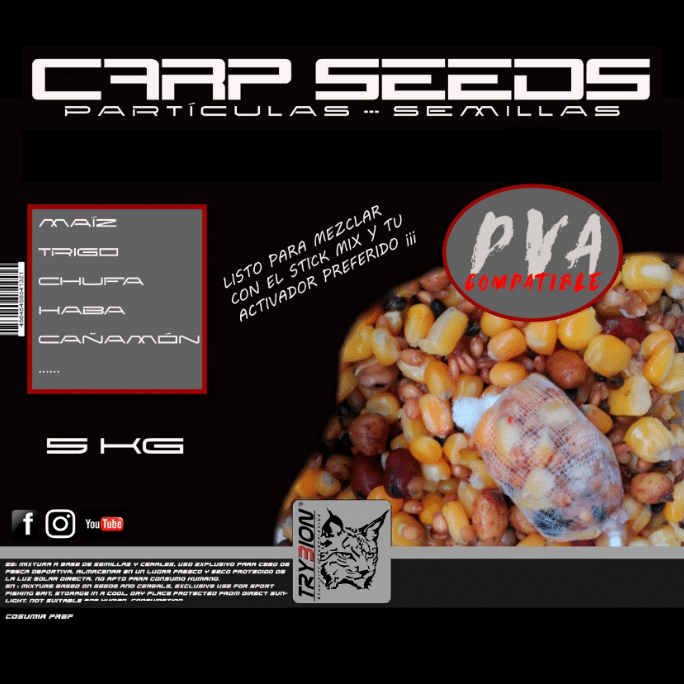 TRYBION CARP SEEDS MIX SEMILLAS 5 Kg