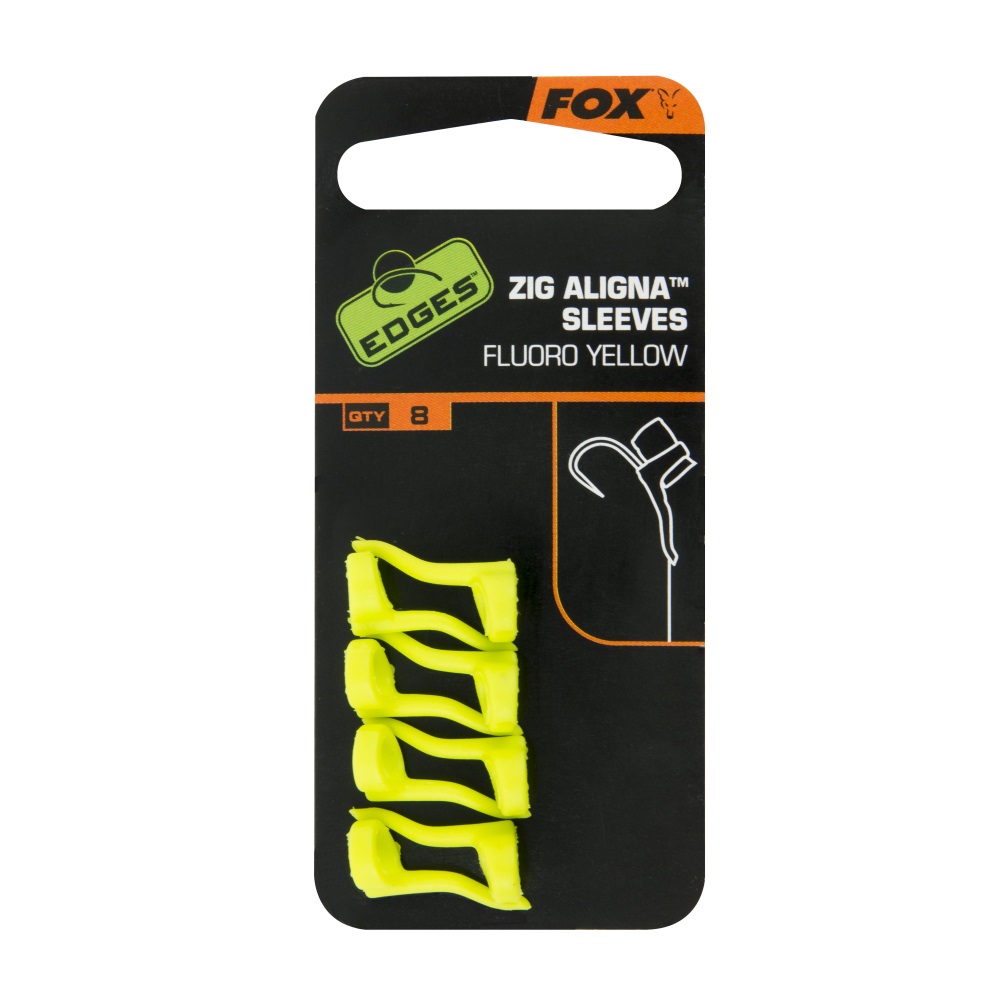 [CAC469] FOX EDGES ZIG ALIGNA SLEEVES YELLOW (8 UNIDADES) CAC469