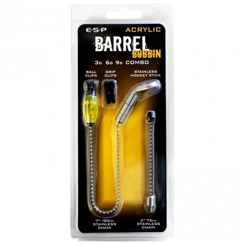 [ESP BARREL BOBBINS COMBO ACRYLIC YELLOW] ESP BARREL BOBBINS COMBO ACRYLIC YELLOW