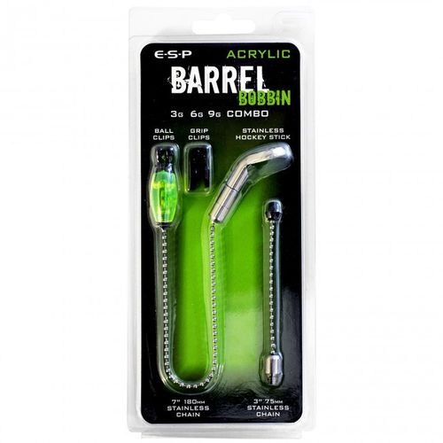 [ESP BARREL BOBBINS COMBO ACRYLIC GREEN] ESP BARREL BOBBINS COMBO ACRYLIC GREEN