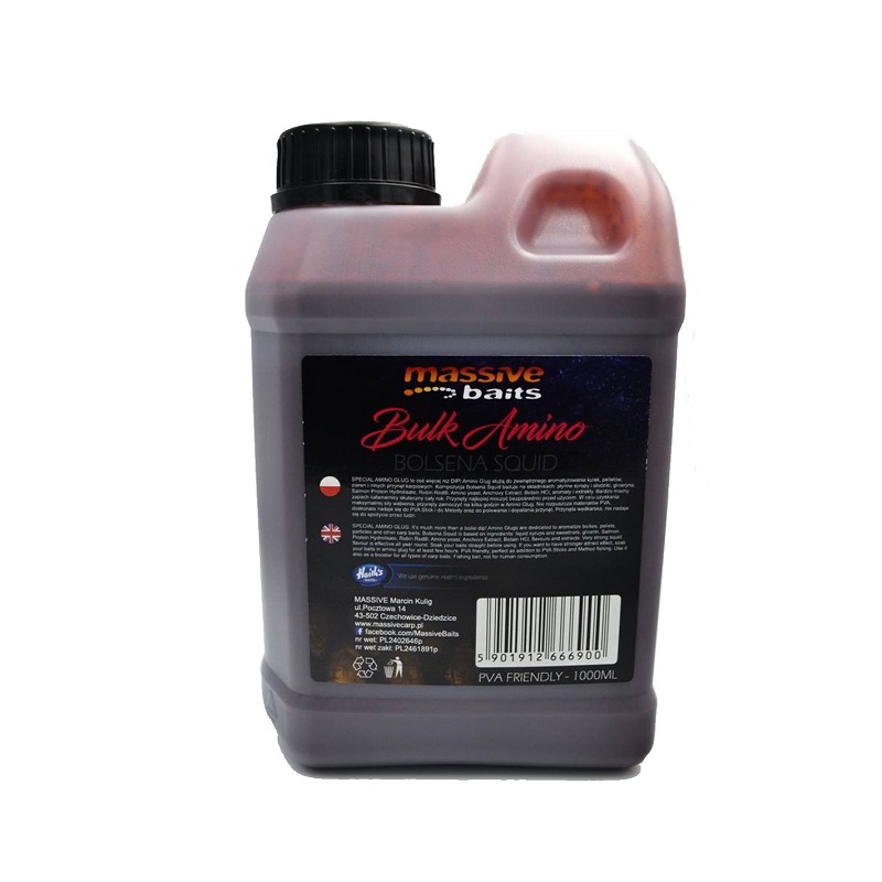 MASSIVE BAITS BULK AMINO BOLSENA SQUID 1 Ltr LQ029